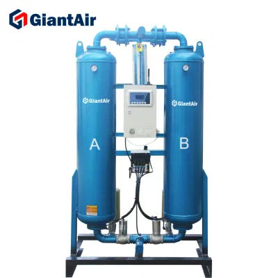 Giantair 28m3/Min 1000cfm 고압 및 저압 스크류 압축기용 무열 흡착식 공기 건조기