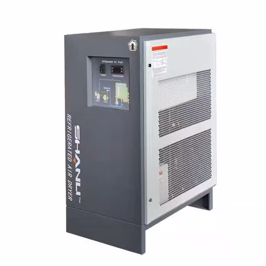 80c 높은 입구 온도 공기 압축기 냉동 건조기 제조업체 R410A 냉동 압축 공기 건조기