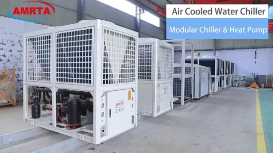 스크롤 모듈러/글리콜/낙농장 우유/양조장/상업용/바이오가스 DC 인버터 자유 냉각 산업용 공기 냉각수 냉각기(CE 인증서 포함)